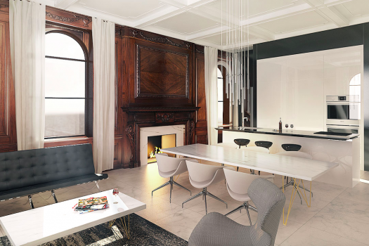 Luxury condominiums downtown Montreal